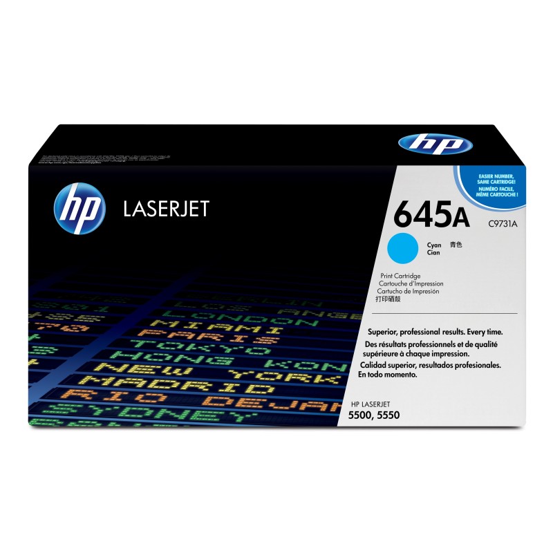 645A - Cyan - original - LaserJet - Tonerpatrone (C9731A)